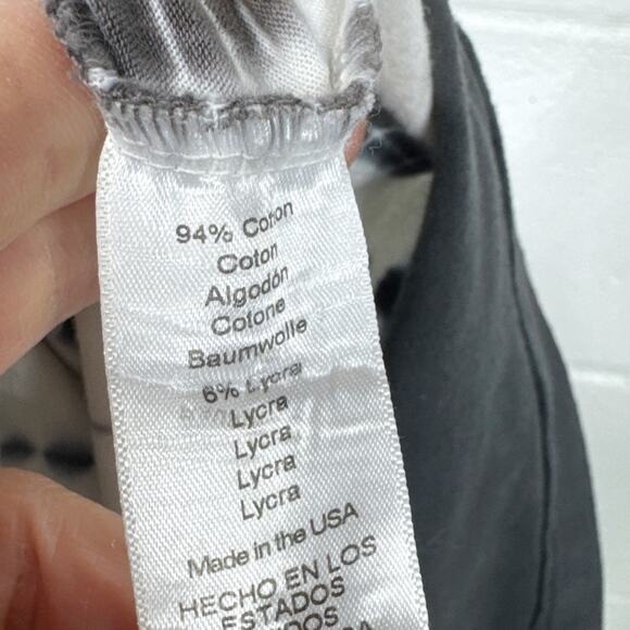 Michael Stars Tie‎ Dye Midi Tank Dress Gray White Ruched Size Large - Picture 8 of 8